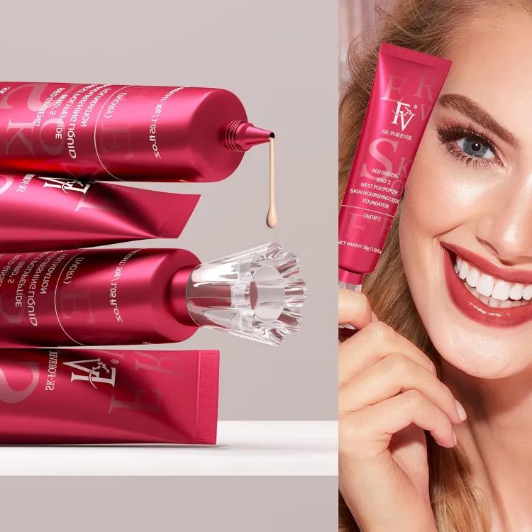 FV Liquid Foundation Oil Control for Flawless Skin - Waterproof Hydrating Makeup Base Cream