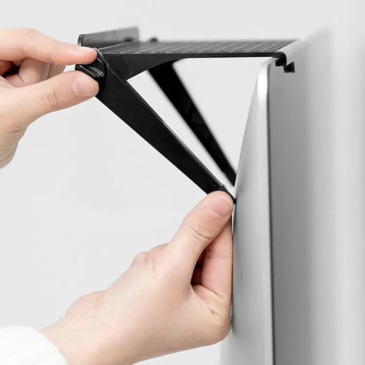 Home Office Storage Rack Adjustable TV Screen Top Shelf Holder